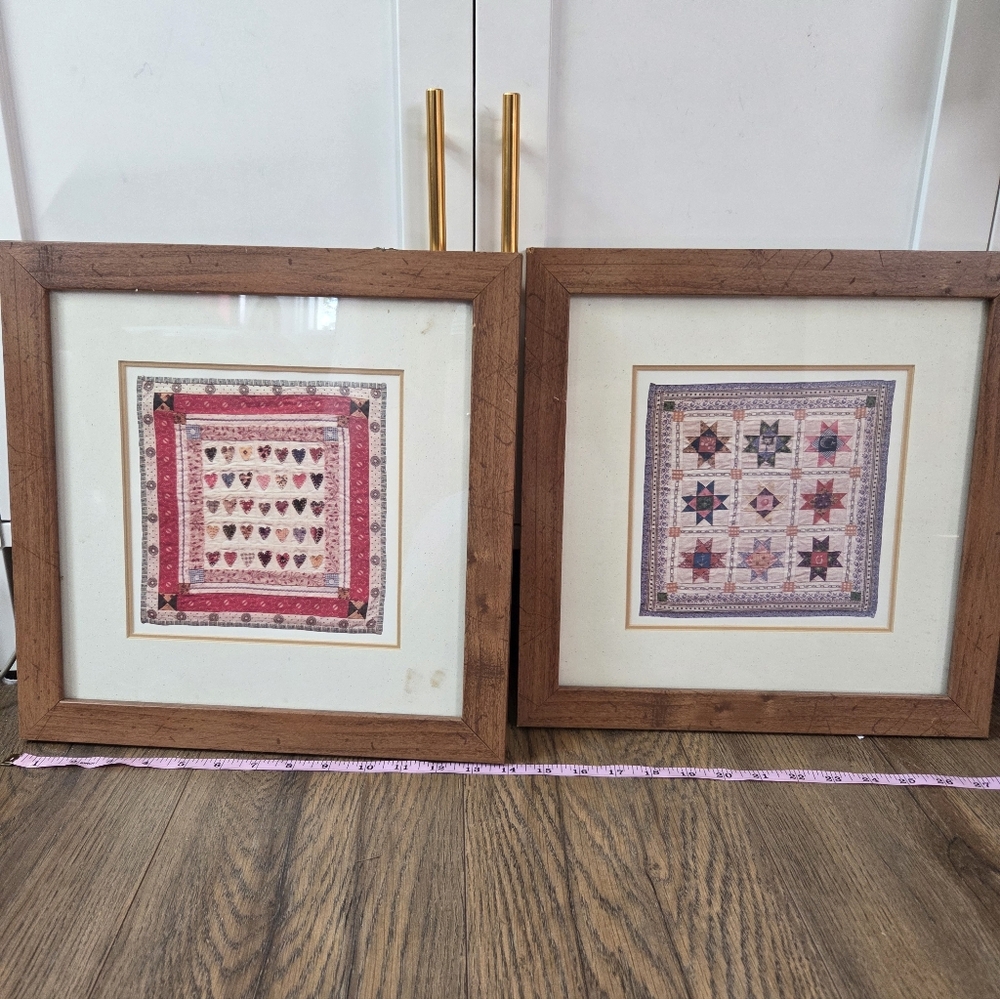 Set Of Quilted Pictures